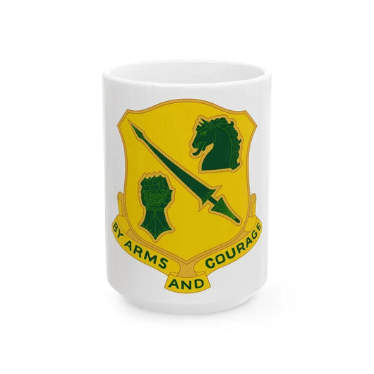 134 Tank Battalion (U.S. Army) White Coffee Mug 15oz - Go Mug Yourself