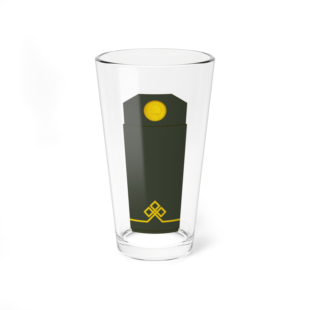 01 Mongolian Army PVT (Mongolia) (Military Rank) Pint Glass 16oz