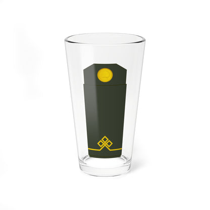 01 Mongolian Army PVT (Mongolia) (Military Rank) Pint Glass 16oz
