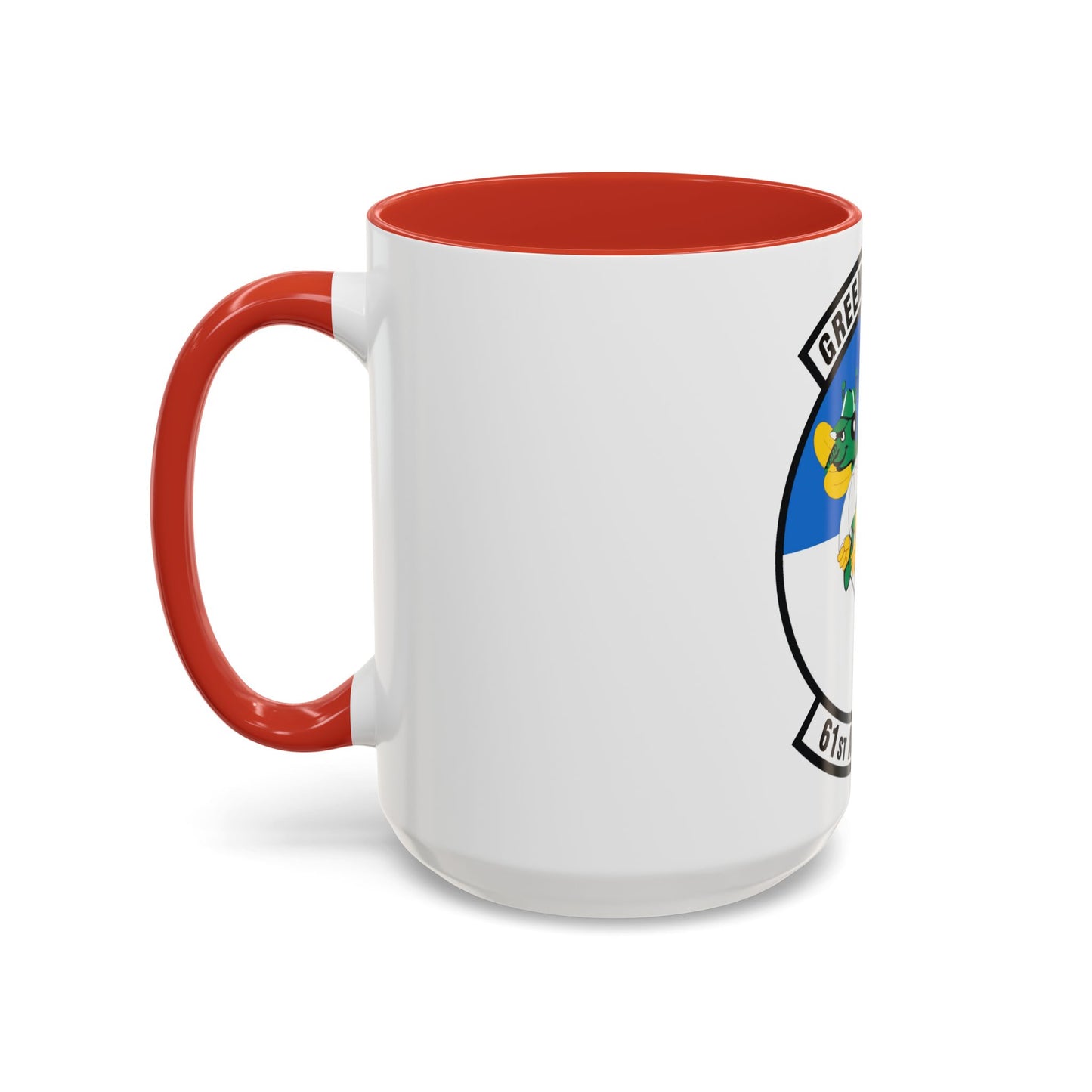 61st Airlift Squadron (U.S. Air Force) Accent Coffee Mug