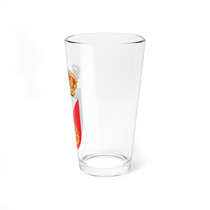 Escudo de Alcollarín (Spain) (Coat of Arms) Pint Glass 16oz