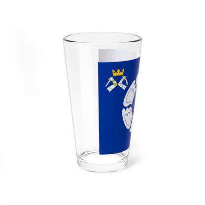 Karjalan Lennoston lippu (Finland) Pint Glass 16oz