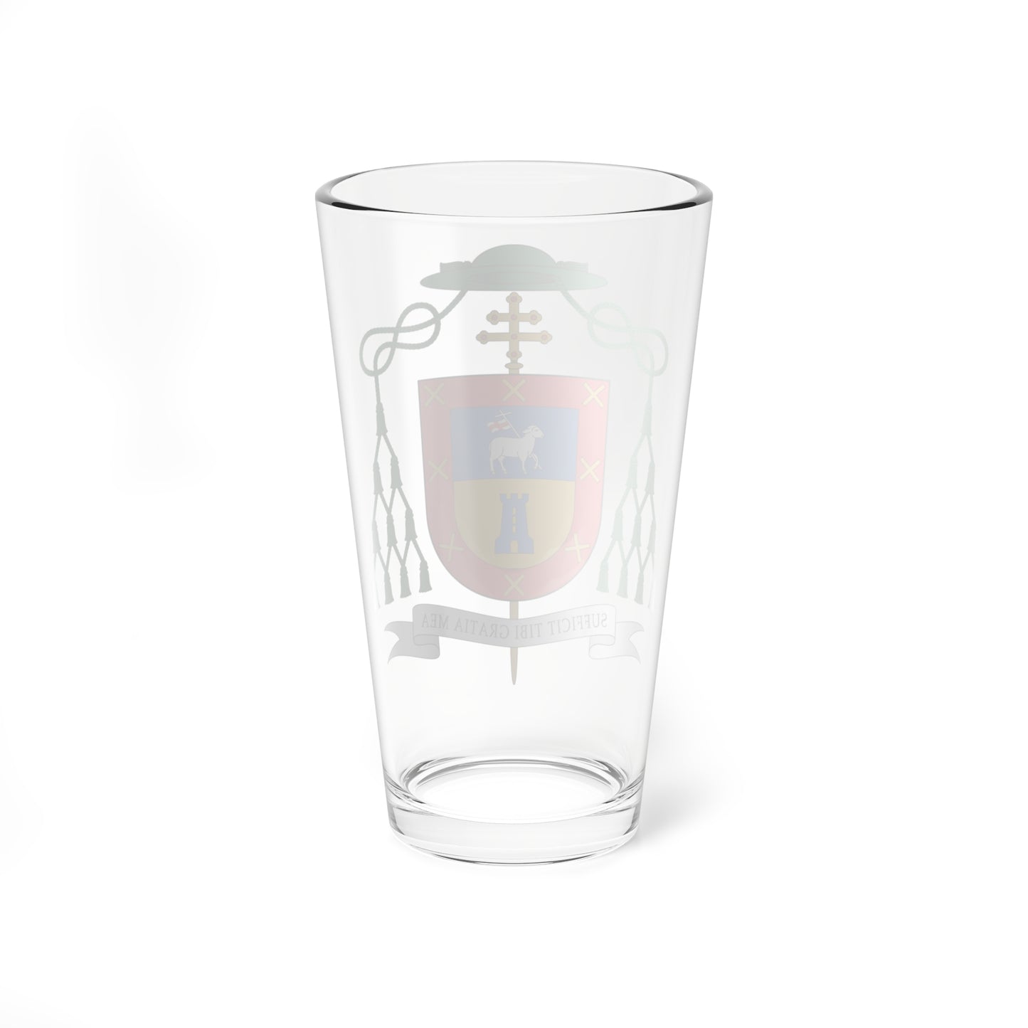 Escudo de Alberto Ortega Martín (Spain) (Coat of Arms) Pint Glass 16oz
