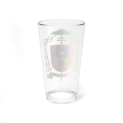 Escudo de Alberto Ortega Martín (Spain) (Coat of Arms) Pint Glass 16oz