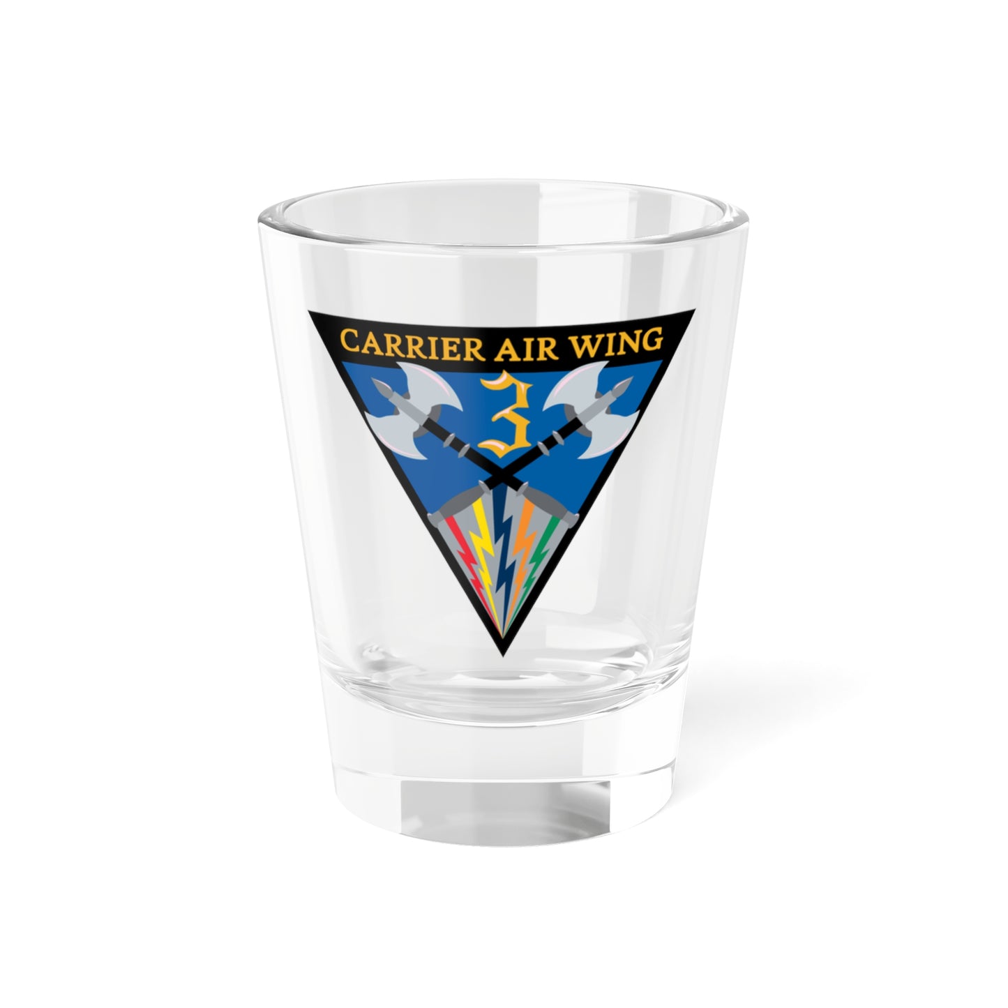 Carrier Air Wing 3 (U.S. Navy) Shot Glass 1.5oz