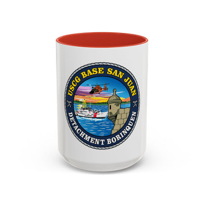 USCG Base San Juan (U.S. Coast Guard) Accent Coffee Mug