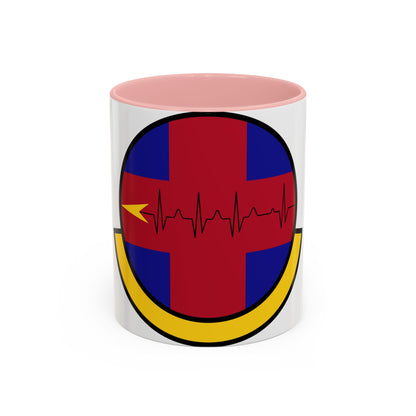375 Healthcare Operations Squadron AMC (U.S. Air Force) Accent Coffee Mug