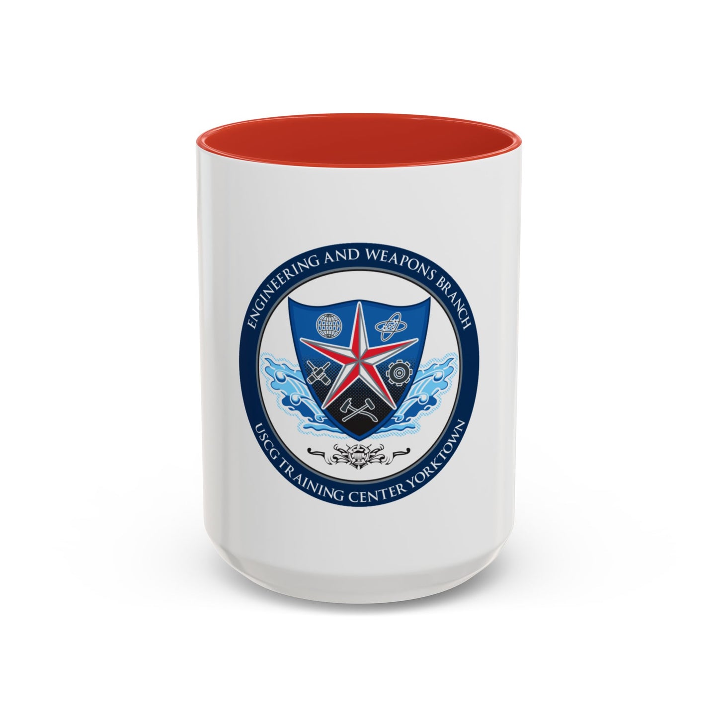 USCGC Training Yorktown (U.S. Coast Guard) Accent Coffee Mug