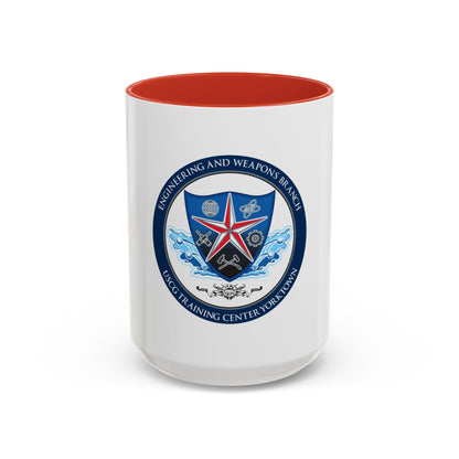 USCGC Training Yorktown (U.S. Coast Guard) Accent Coffee Mug