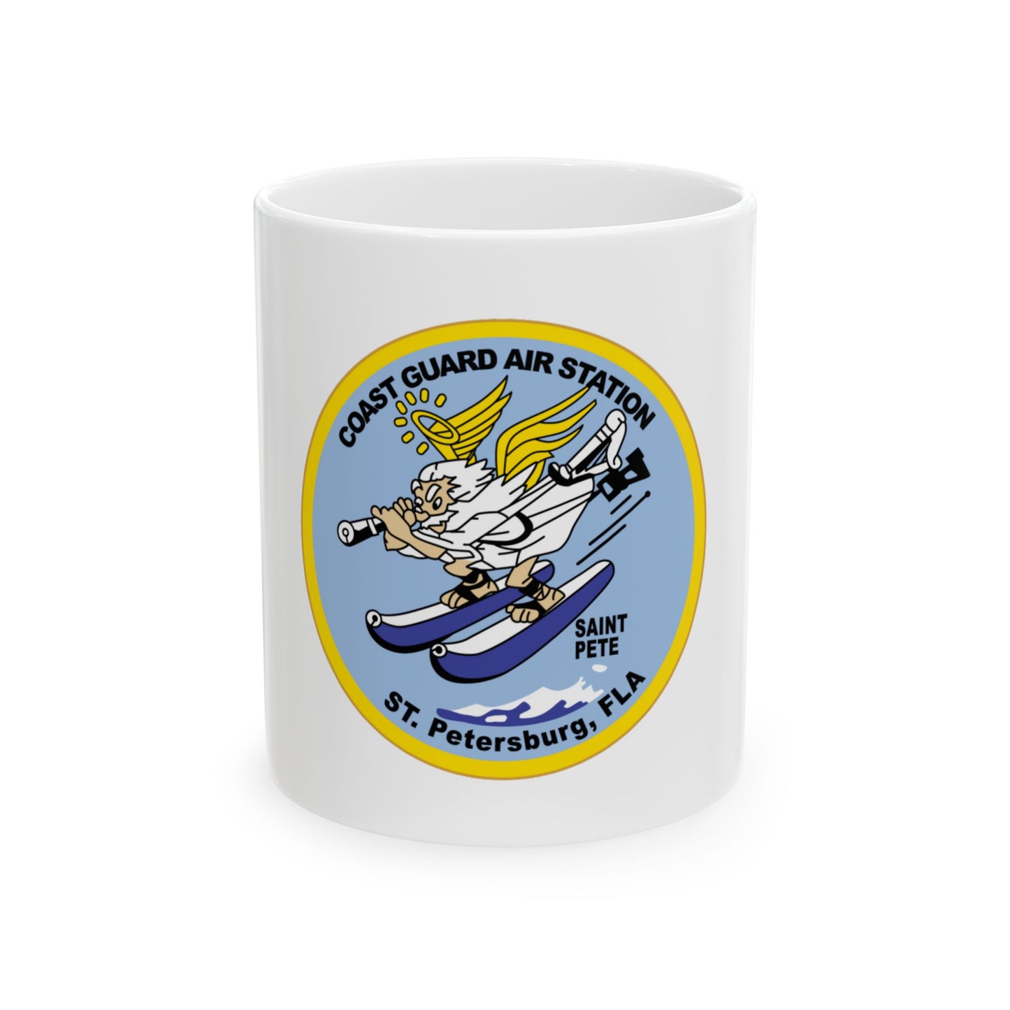 USCGC Air Station St Petersburg FLA (U.S. Coast Guard) White Coffee Mug