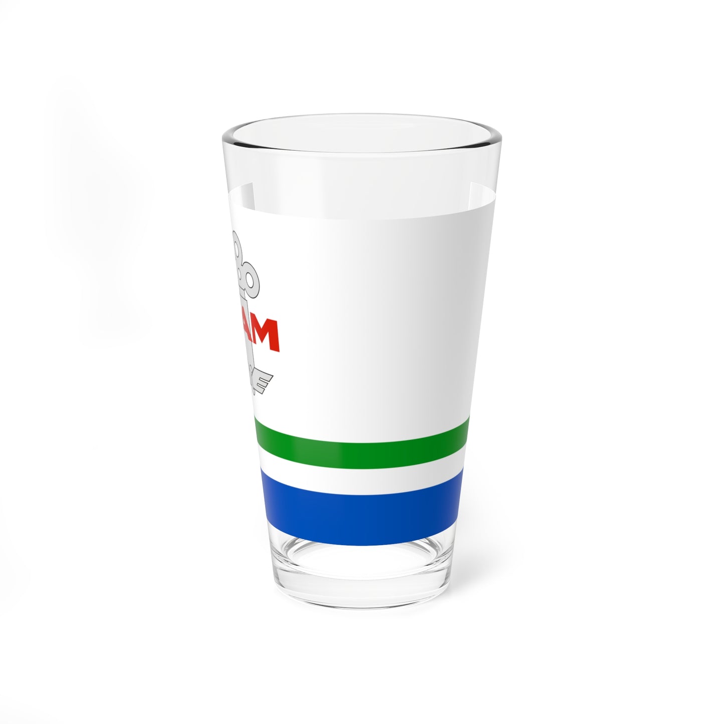 Flag of Tynda Amur oblast 2005 (Russia) Pint Glass 16oz