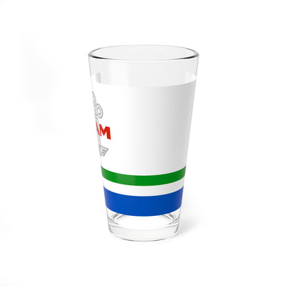 Flag of Tynda Amur oblast 2005 (Russia) Pint Glass 16oz