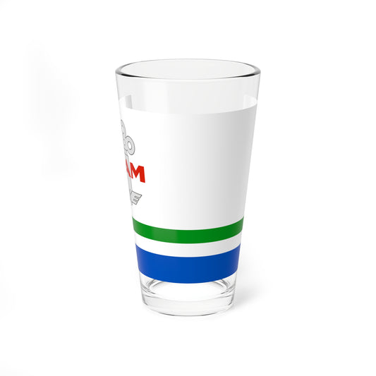 Flag of Tynda Amur oblast 2005 (Russia) Pint Glass 16oz