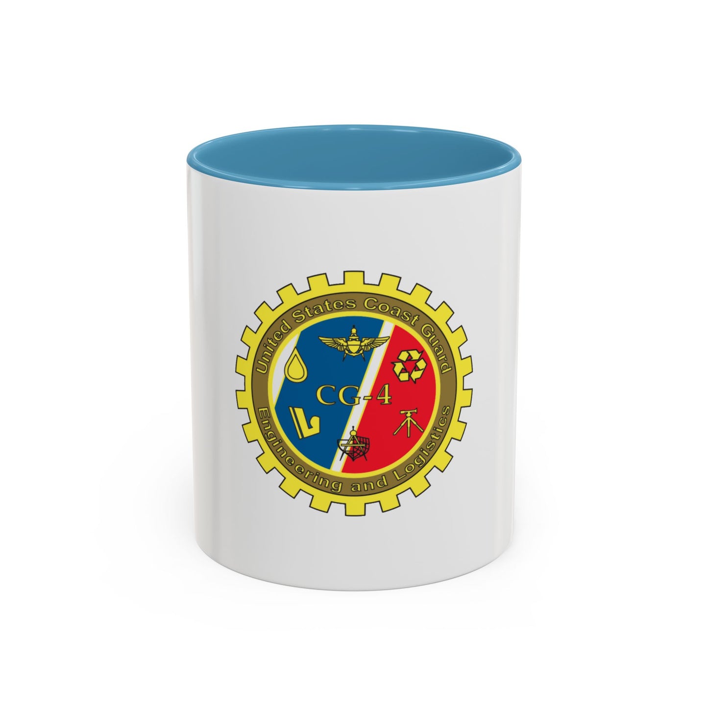 USCG COMDT CG 4 (U.S. Coast Guard) Accent Coffee Mug