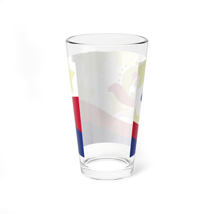 Flag of Belize City (Belize) Pint Glass 16oz