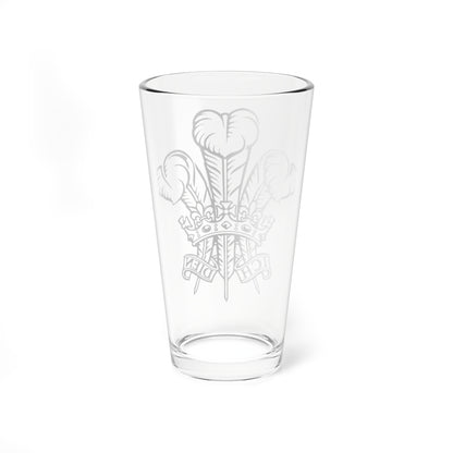 Ich dien (United Kingdom) (Coat of Arms) Pint Glass 16oz