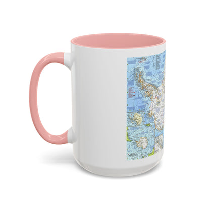 Antarctica (1963) (Map) Accent Coffee Mug