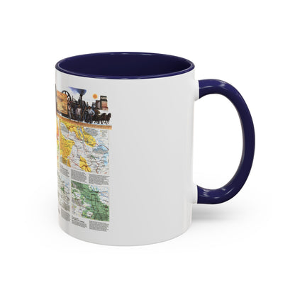 USA - Northern Plains 2 (1986) (Map) Accent Coffee Mug