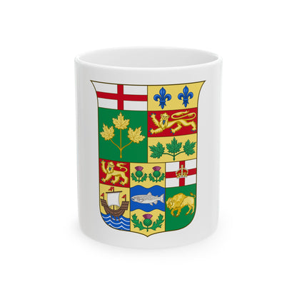 Arms of Canada 1870 - White Coffee Mug