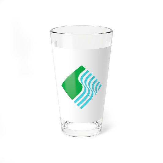 Flag of Saijō Ehime (Japan) Pint Glass 16oz