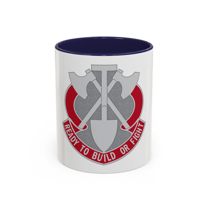 348 Engineer Group (U.S. Army) Accent Coffee Mug