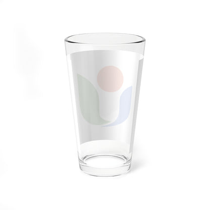 Flag of Uki Kumamoto (Japan) Pint Glass 16oz