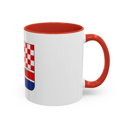 Coat of arms of Croatia (State of Slovenes, Croats and Serbs) - Accent Coffee Mug