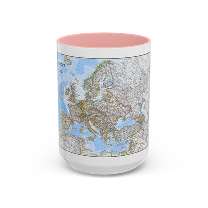 Europe (2004) (Map) Accent Coffee Mug