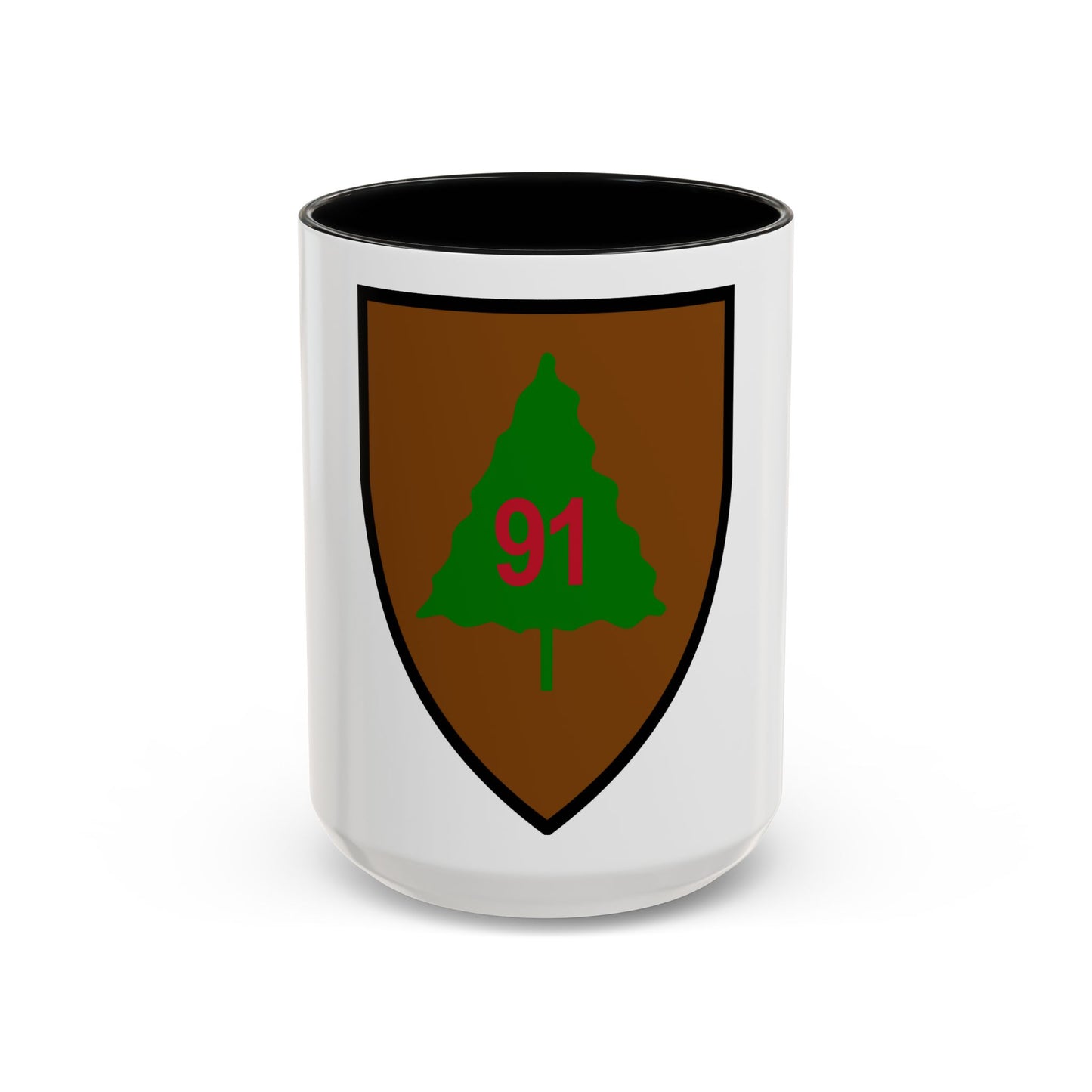US 91st Infantry Division (U.S. Army) Accent Coffee Mug
