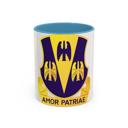 63 Antiaircraft Artillery Battalion (U.S. Army) Accent Coffee Mug