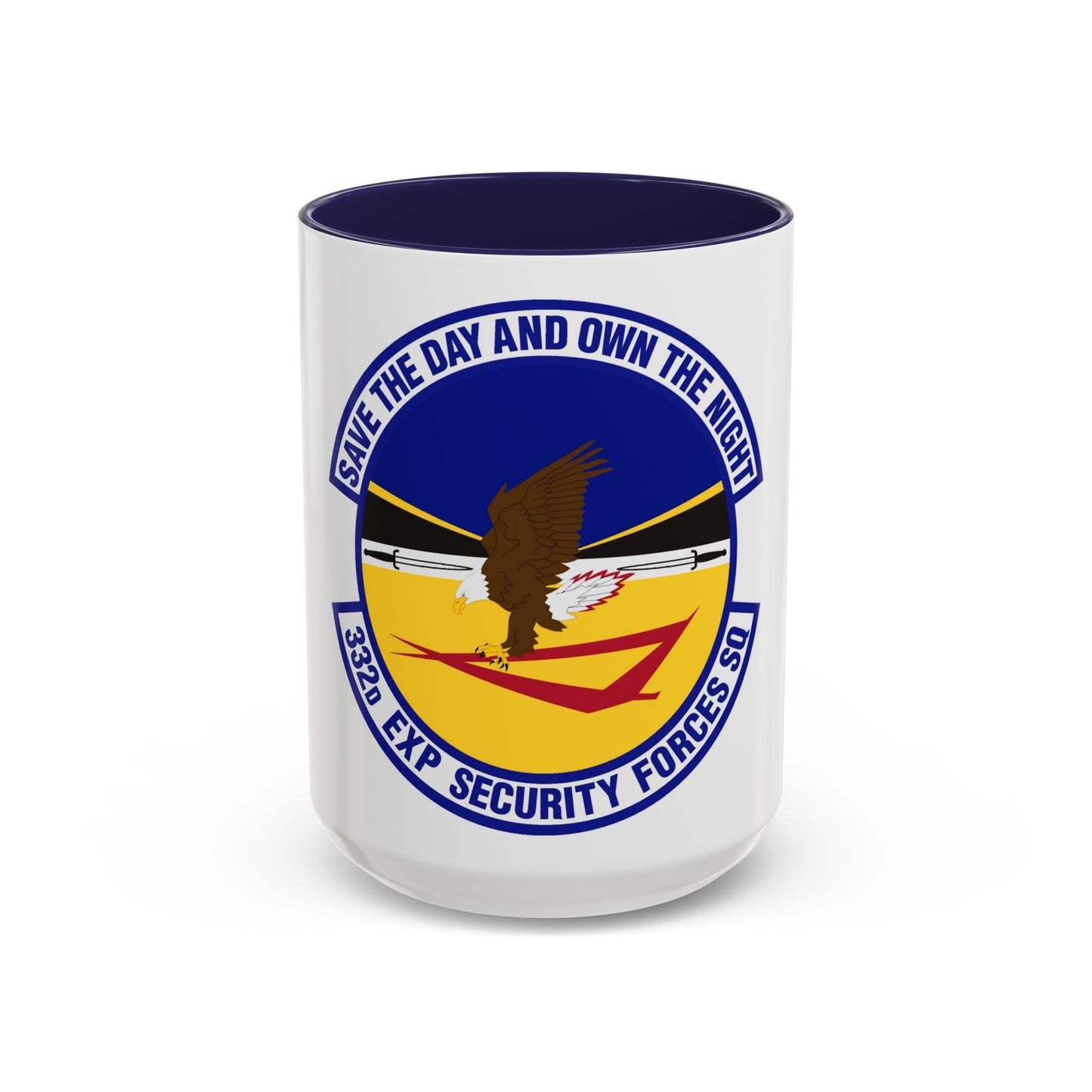 332d Expeditionary Security Forces Squadron (U.S. Air Force) Accent Coffee Mug