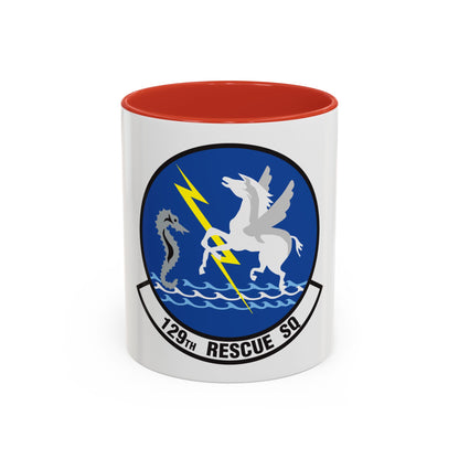129 Rescue Squadron (U.S. Air Force) Accent Coffee Mug