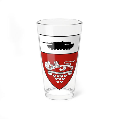 Emblem for the 2-I-JDR (Denmark) (Coat of Arms) Pint Glass 16oz