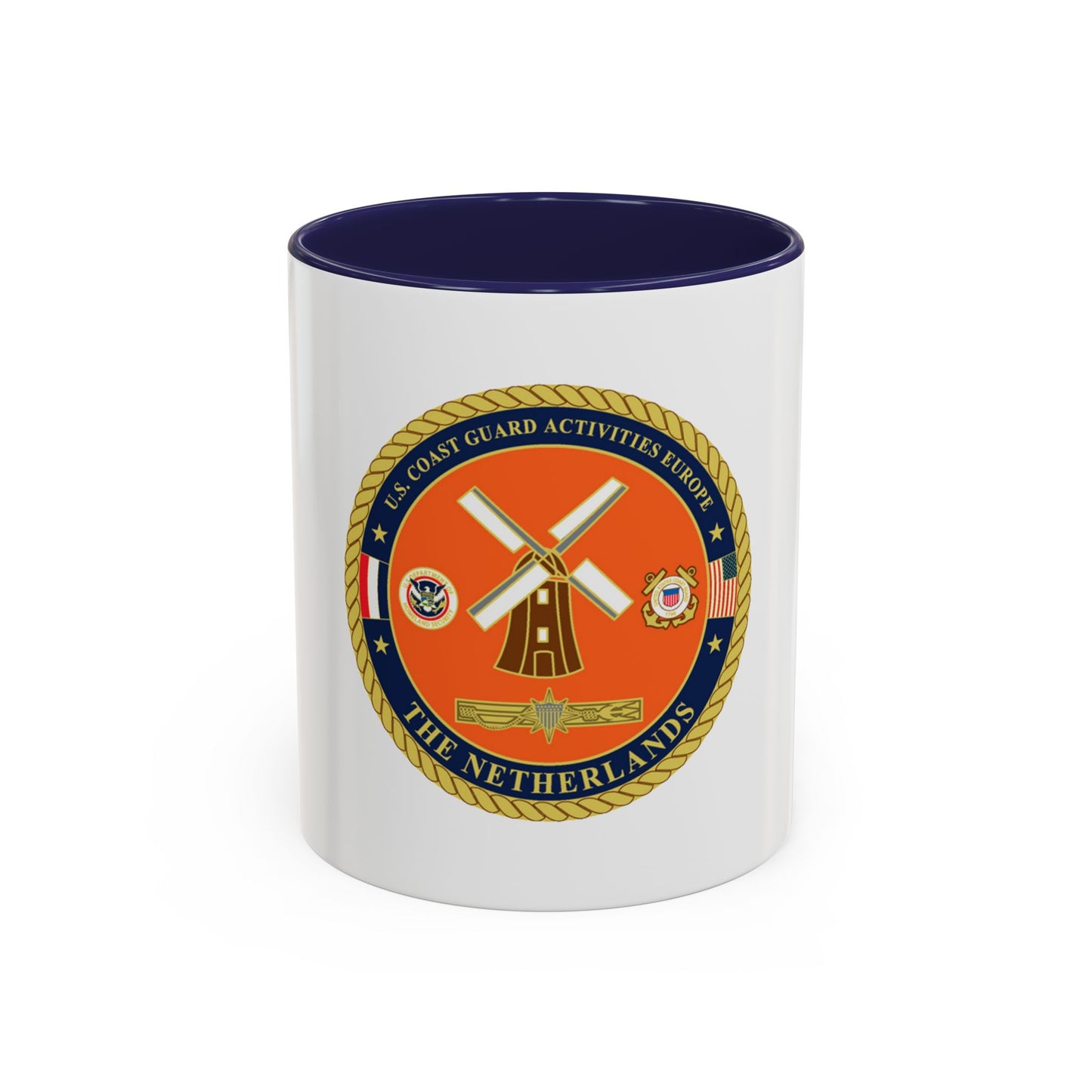 USCG ACTEURO The Netherlands (U.S. Coast Guard) Accent Coffee Mug
