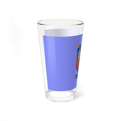 Flag of Csomad (Hungary) Pint Glass 16oz
