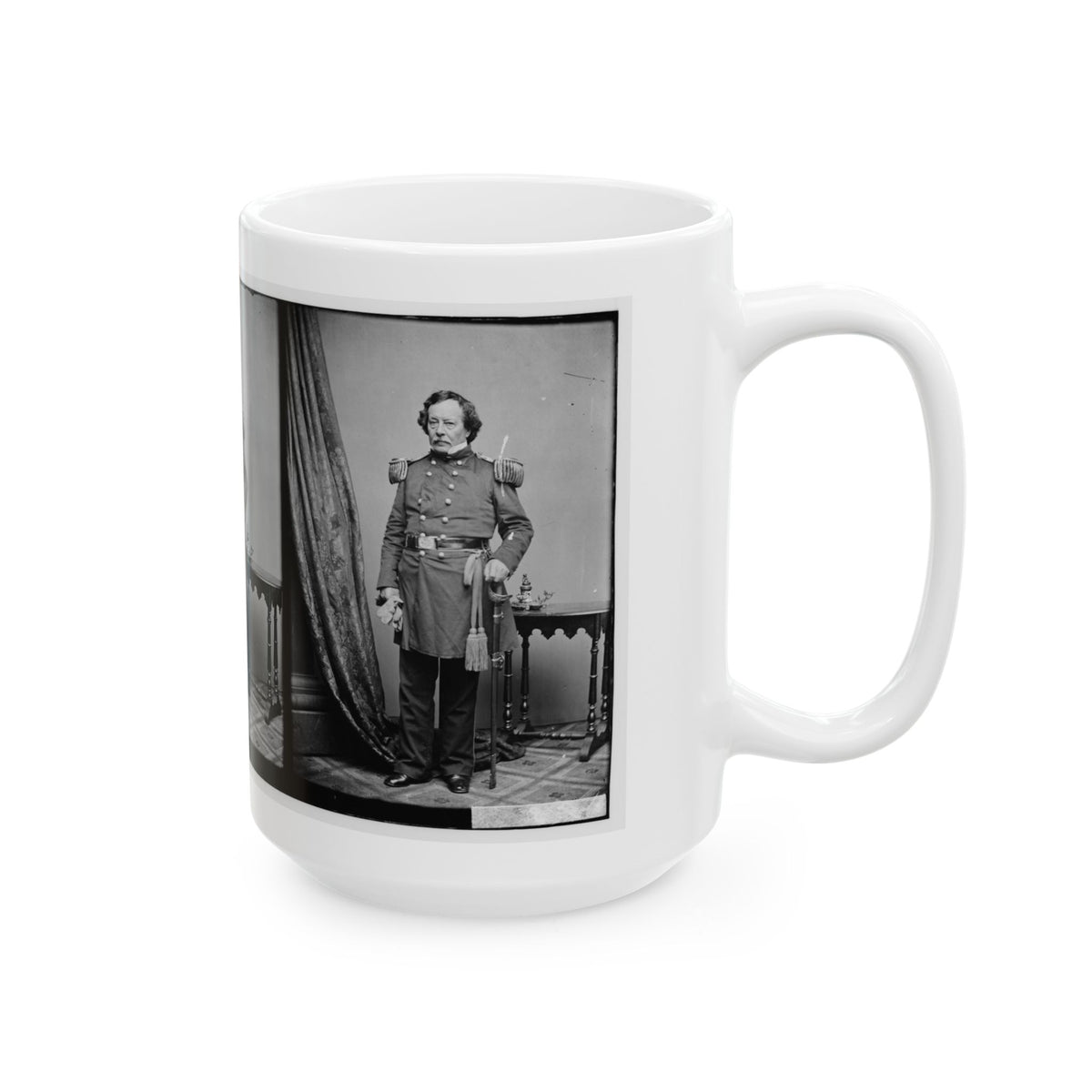 Brig. Gen. B.L.E. Bonneville (U.S. Civil War) White Coffee Mug