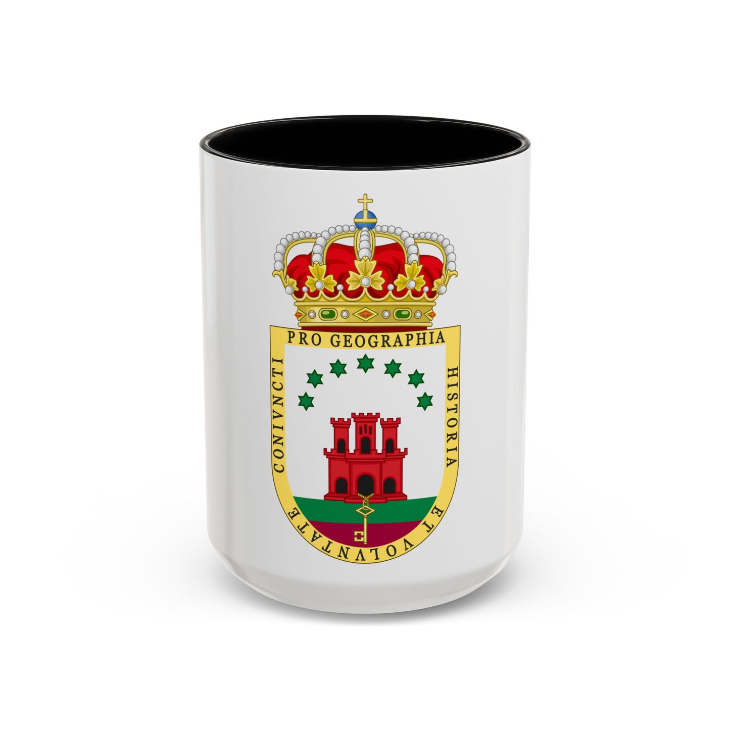 Coat of Arms of the Gibraltar Countryside Commonwealth - Accent Coffee Mug