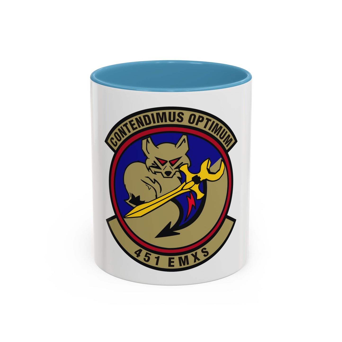 451st Expeditionary Maintenance Squadron (U.S. Air Force) Accent Coffee Mug