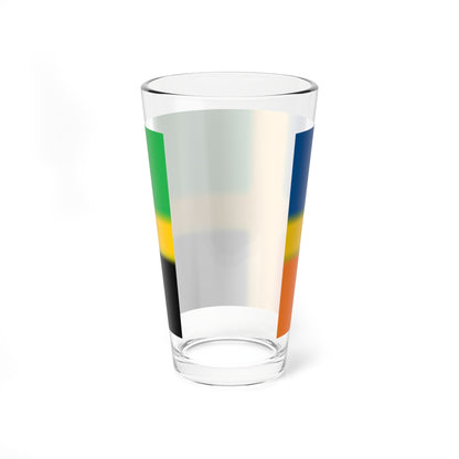 Flag of Bergslagen (Sweden) Pint Glass 16oz