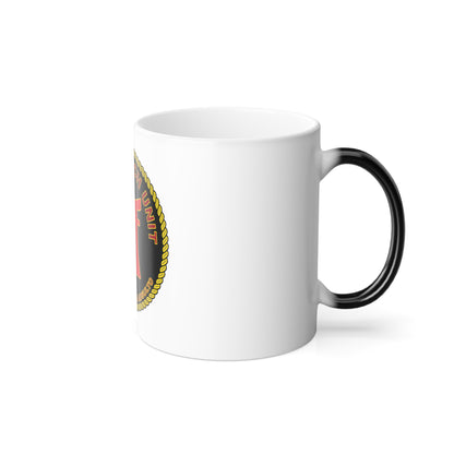 Naval Beach Unit 7 Circle (U.S. Navy) Color Changing Mug 11oz