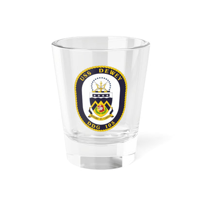 USS Dewey COA (U.S. Navy) Shot Glass 1.5oz