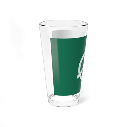 Flag of Tobe Ehime (Japan) Pint Glass 16oz