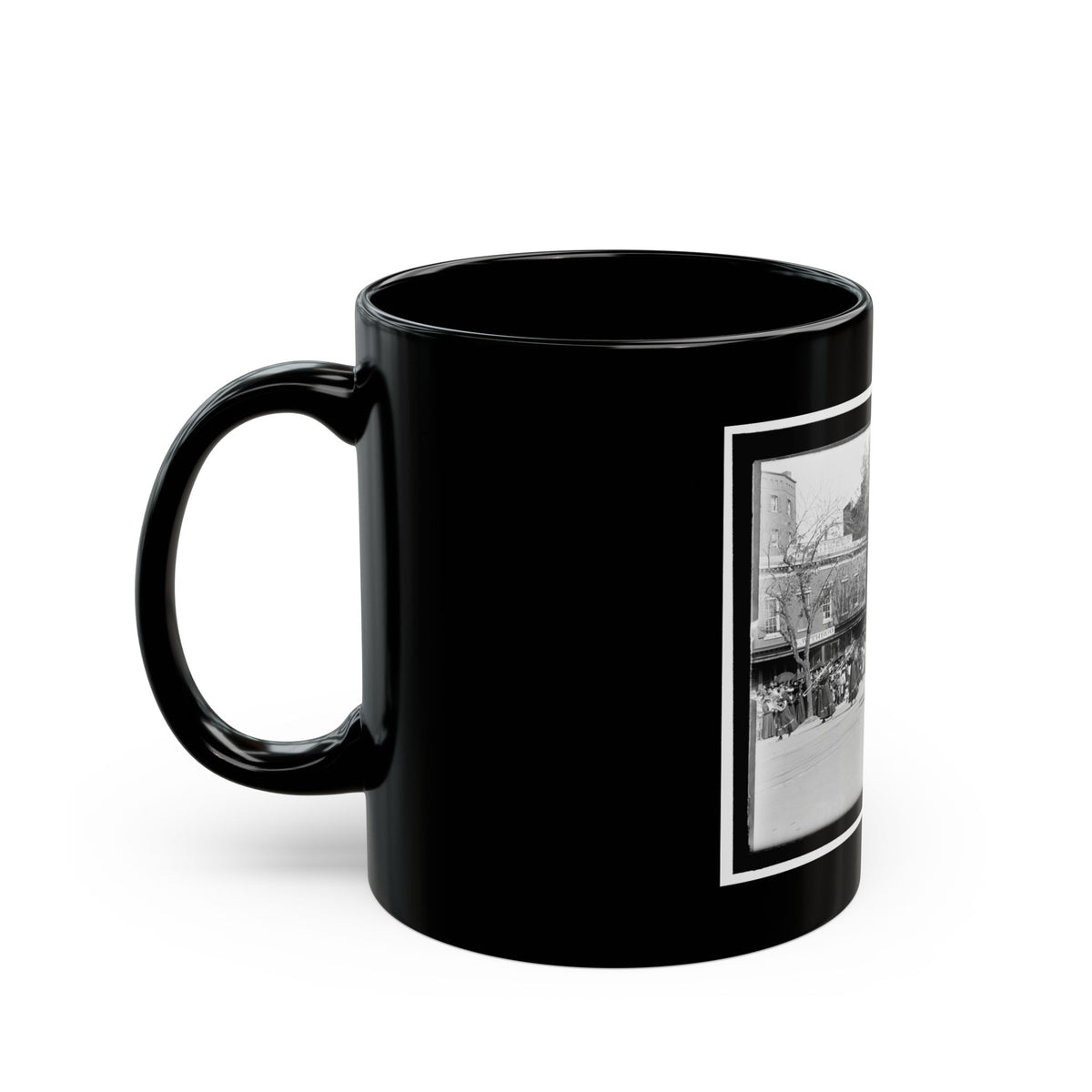 A Full Brass Band Composed Of Women, Heading One Of The Posts From The Dept. Of Pa. (U.S. Civil War) Black Coffee Mug