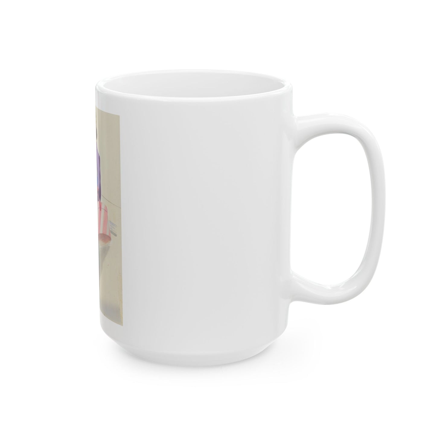 Girl with Hat Box, Coca-Cola advertisement - White Coffee Mug