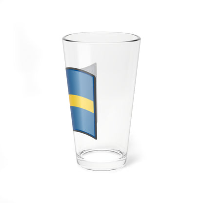 Nuvola Swedish flag (Sweden) Pint Glass 16oz
