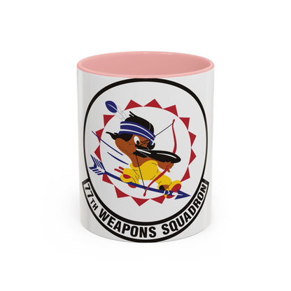 Tasse à café décorative du 77e escadron d'armes (US Air Force)