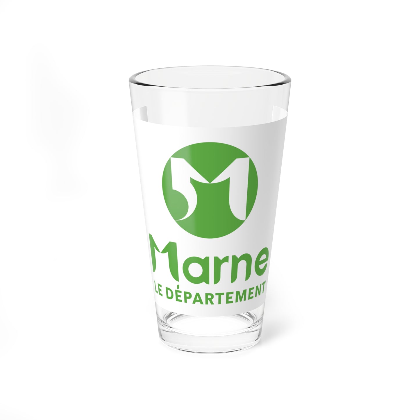 Flag of the Department of Marne (France) Pint Glass 16oz