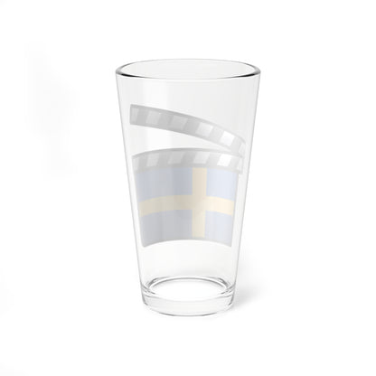 Sweden film clapperboard (Sweden) Pint Glass 16oz