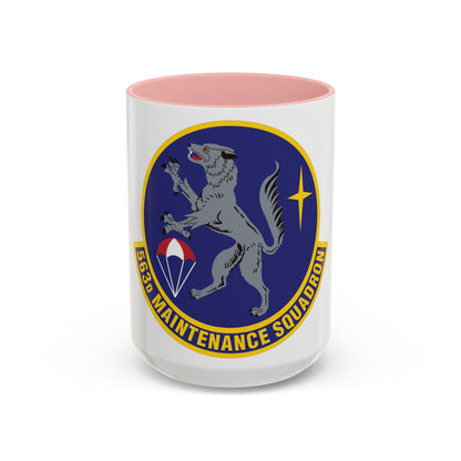 563d Maintenance Squadron (U.S. Air Force) Accent Coffee Mug