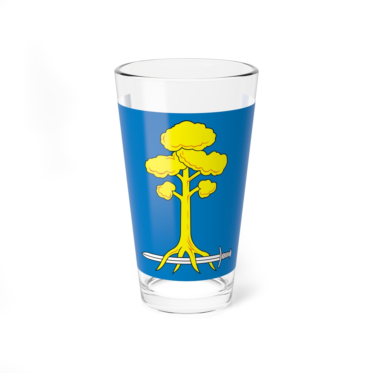 Flag of Sertolovo Leningrad oblast (Russia) Pint Glass 16oz